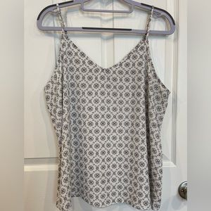 NWOT - Black and white cami.